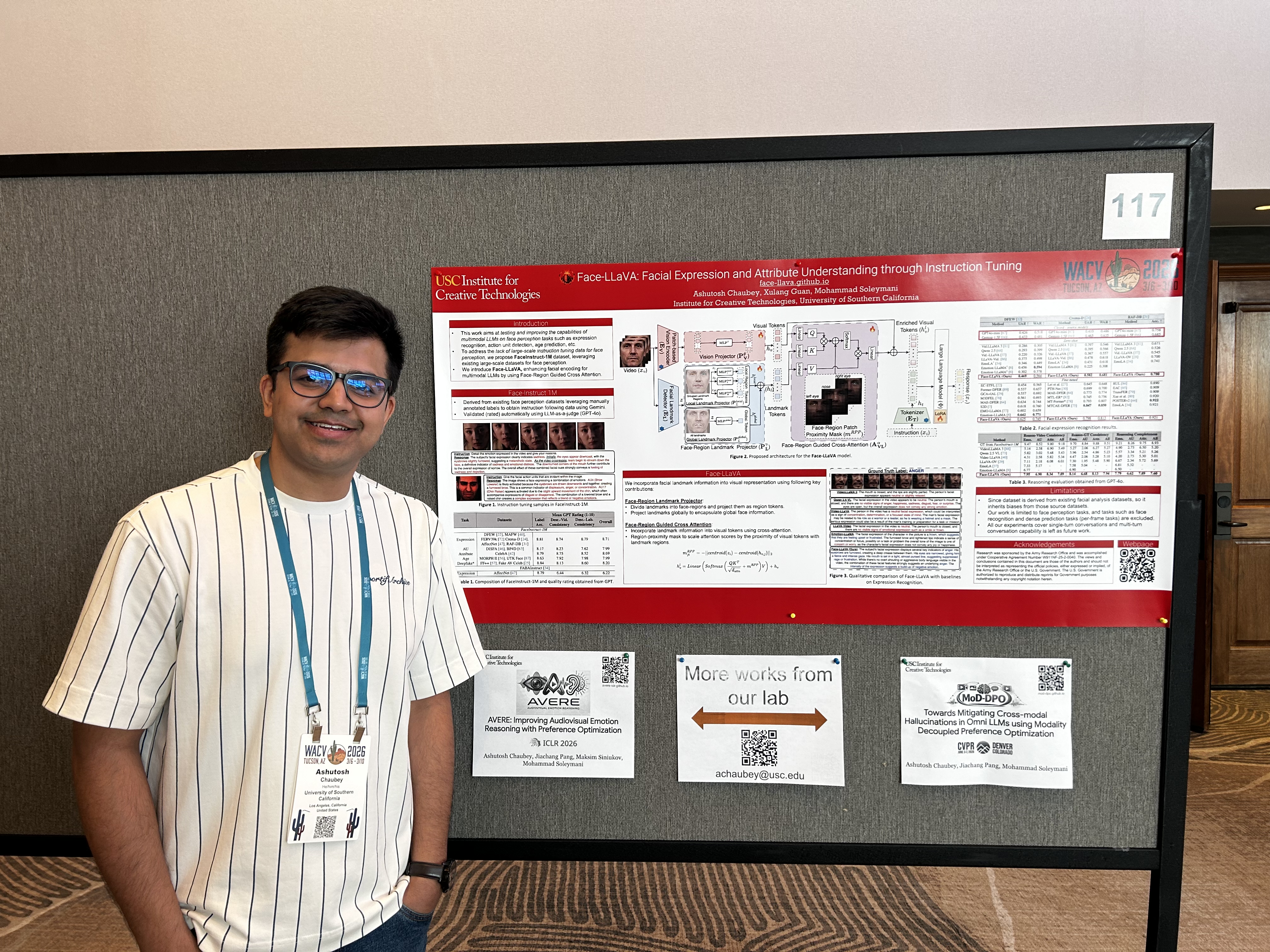 Poster presentation at WACV 2026 in Tucson